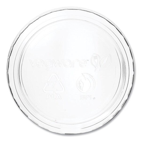 Vegware Portion Pot Lids, Fits 2 oz to 4 oz Portion Pots, Clear, PK2000 CF736 - main